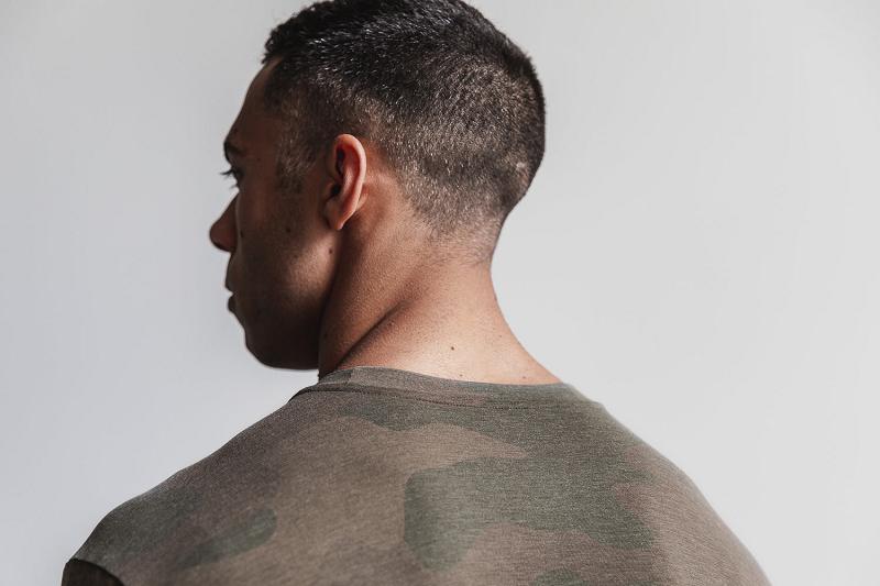 Camo Nobull Horns Tee (CAMO) Men's Tanks | CA Y1604X